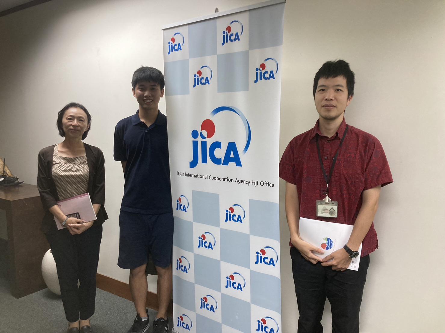 JICAフィジー事務所の方と意見交換会を実施しました