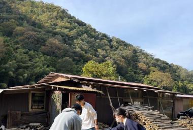 池姫竹炭組合様に視察、遠征 2024/11/10